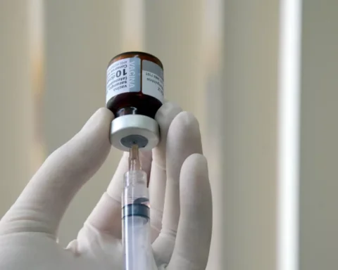 Vacina contra o sarampo — Foto: Nielcem Fernandes/Governo do Tocantins