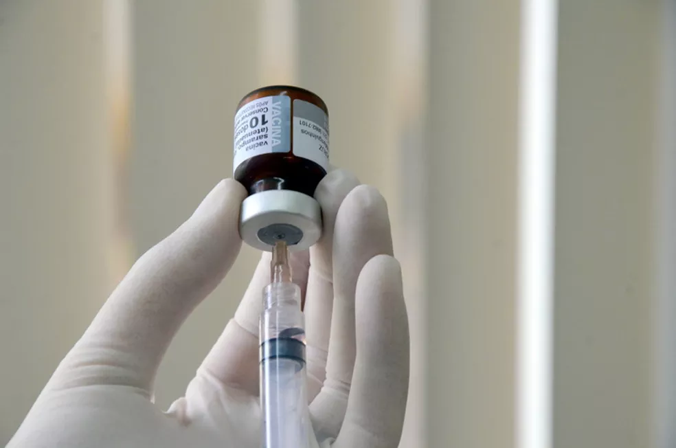 Vacina contra o sarampo — Foto: Nielcem Fernandes/Governo do Tocantins